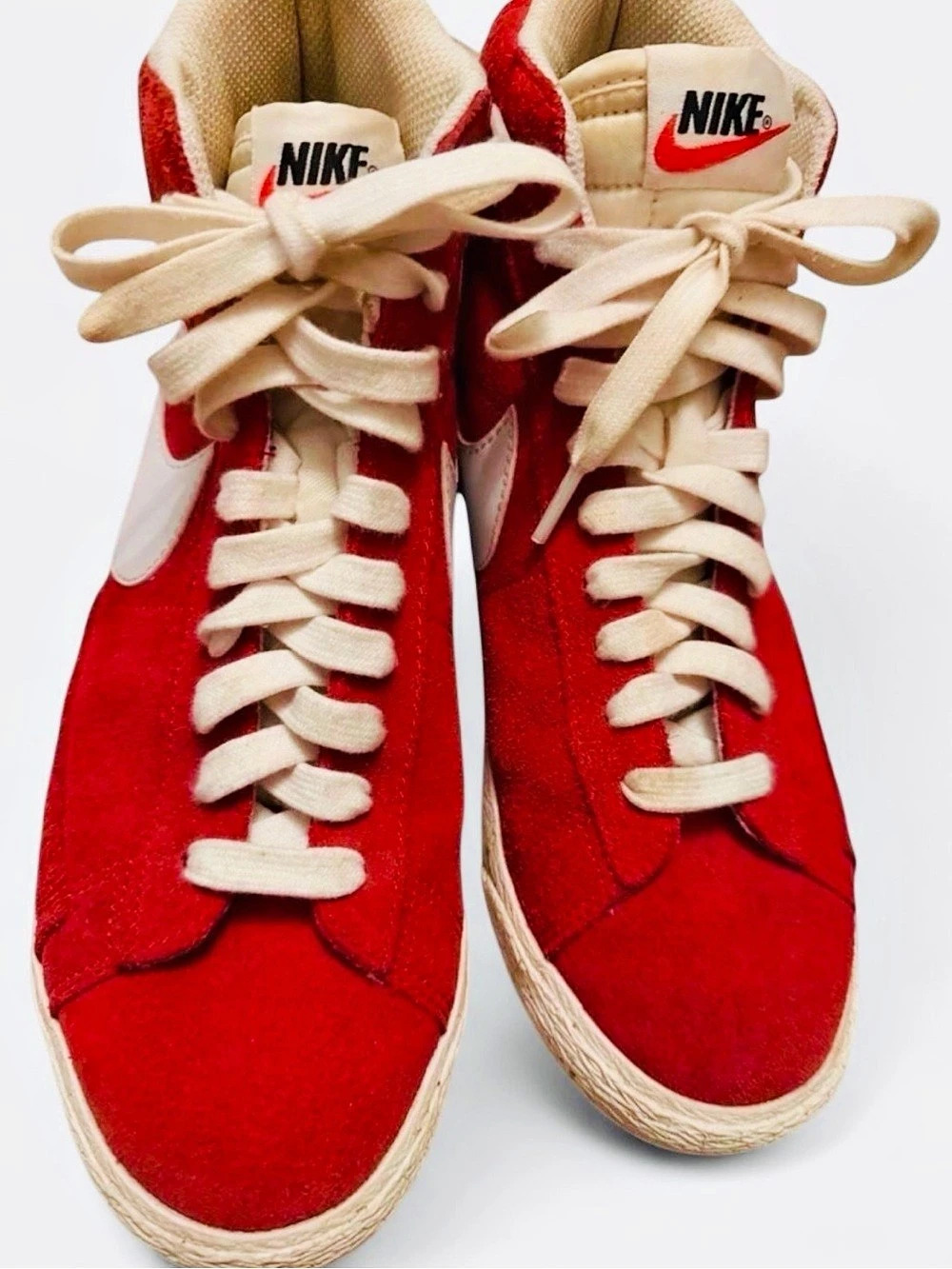 Nike Blazer Red Suede Sneakers